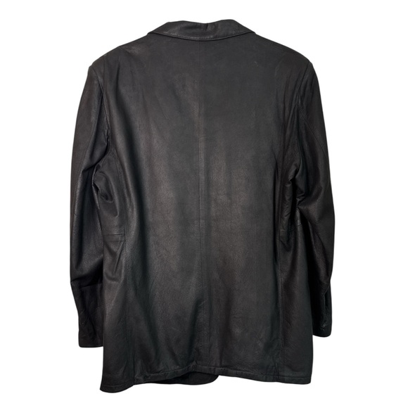 Remy Lamb Leather Blazer Men Size 42 - Picture 2 of 13
